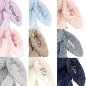 Personalised Bashful Stardust Bunny Medium