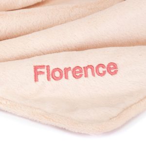 Personalised Bashful Blush Bunny Blankie