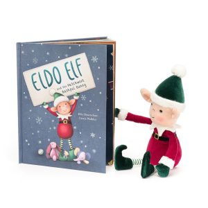 Eldo Elf and the Patchwork Bashful Bunny Book and Eldo Elf